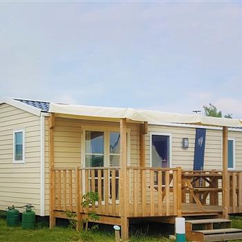 Camping Loire et Châteaux, entre Tours et Saumur, en val de Loire - Mobil Home DUO PLUS - 2 chambres