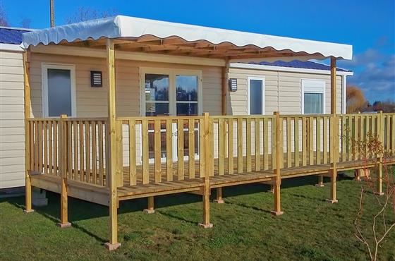 Mobil Home TRIO PLUS 6 pers. 3 chambres - Camping Loire et Châteaux - Châteaux de la Loire
